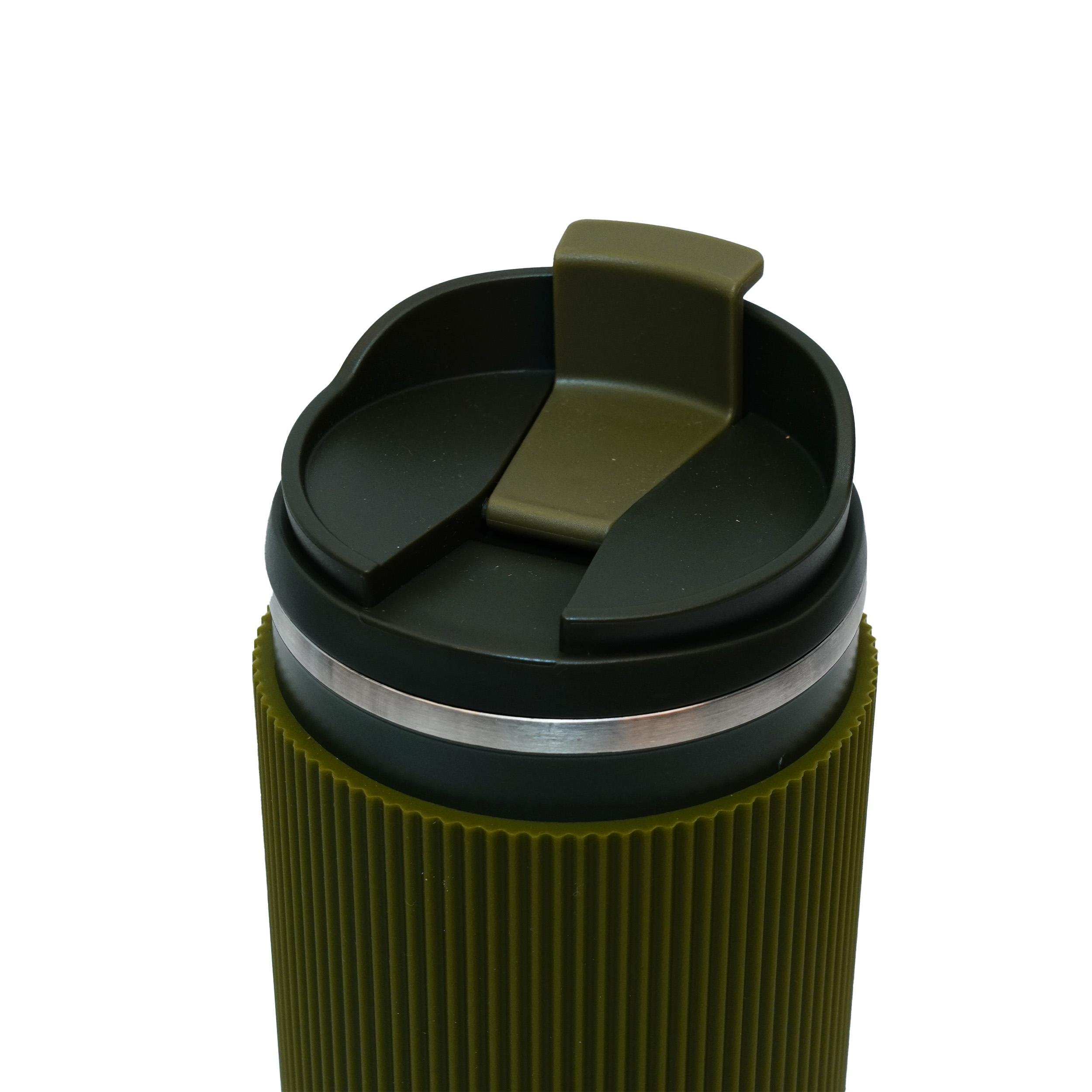 450ML Green - Travel Grip Coffee Mugs 450ML